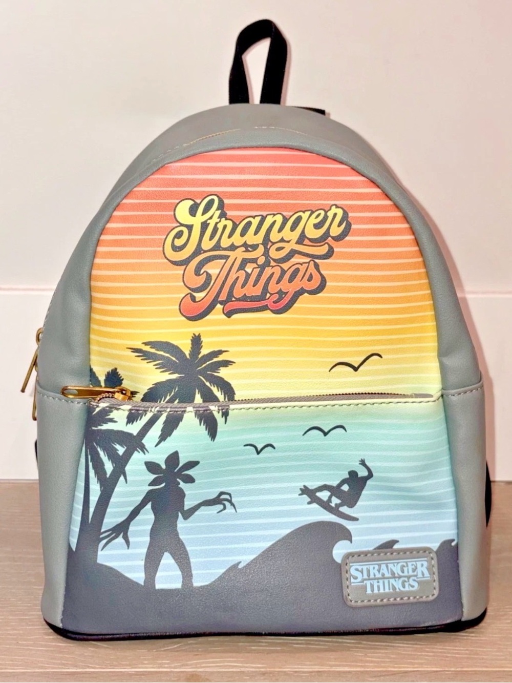 Funko Stranger Things Mini Backpack - Sunset Gradient with Teal & Gray